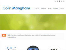 Tablet Screenshot of colinmangham.com